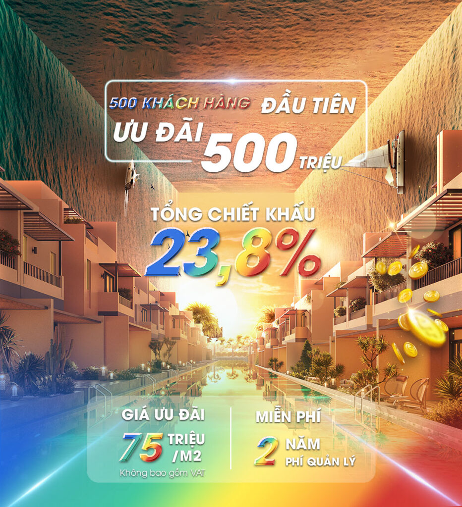 Chính sách ưu đãi mua townhouse Sông Town chỉ từ 75 triệu