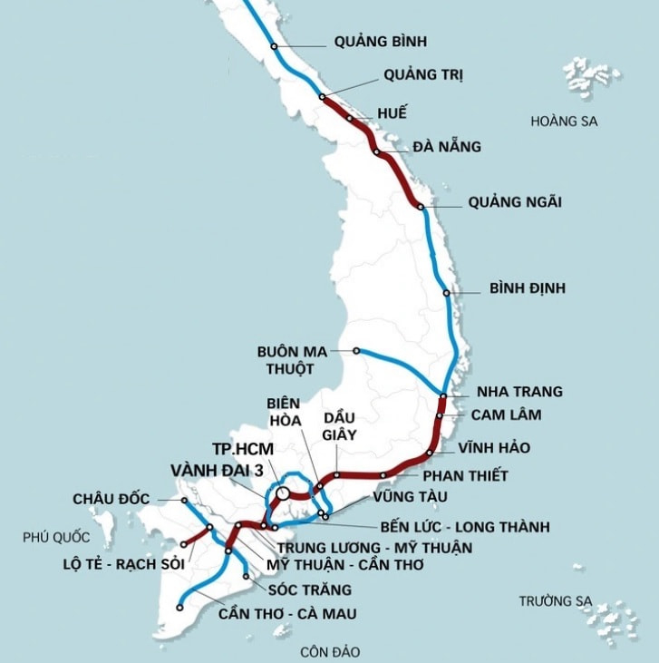 Mạng lưới đường sắt, cao tốc kết nối Cam Ranh ngày càng phát triển